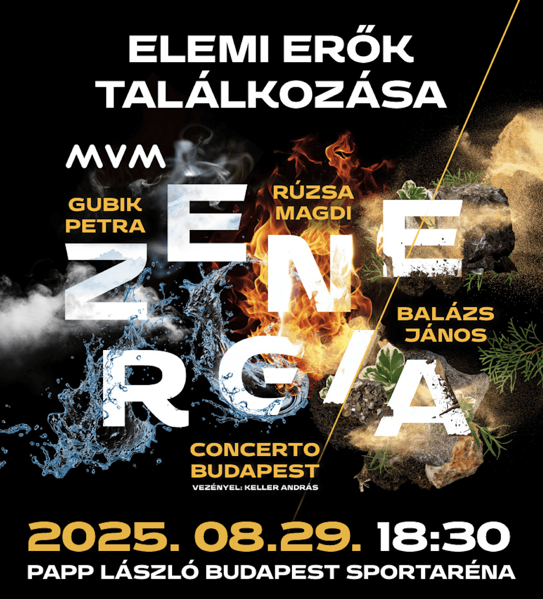 Rúzsa Magdi, Balázs János és a Concerto Budapest – Jubileumi MVM ZENERGIA koncert lesz a Papp László Sportarénában